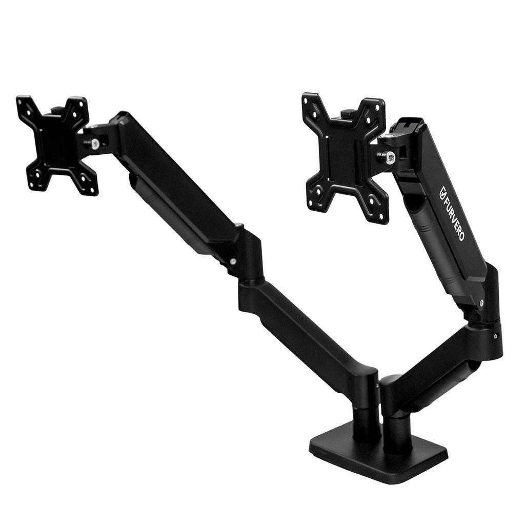 FURVERO HK005 monitor mount 2 x arms, gas spring, black N