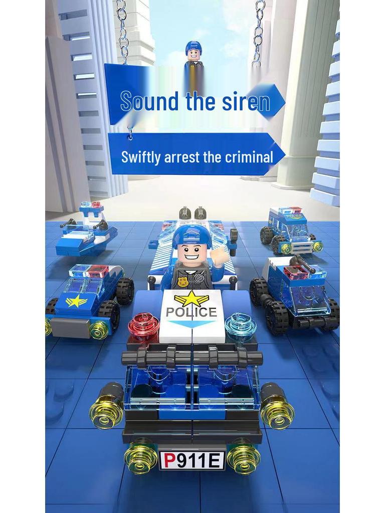 Compatible Lego Small Building Blocks: Educational Military Tank & Castle Set for Boys and Girls