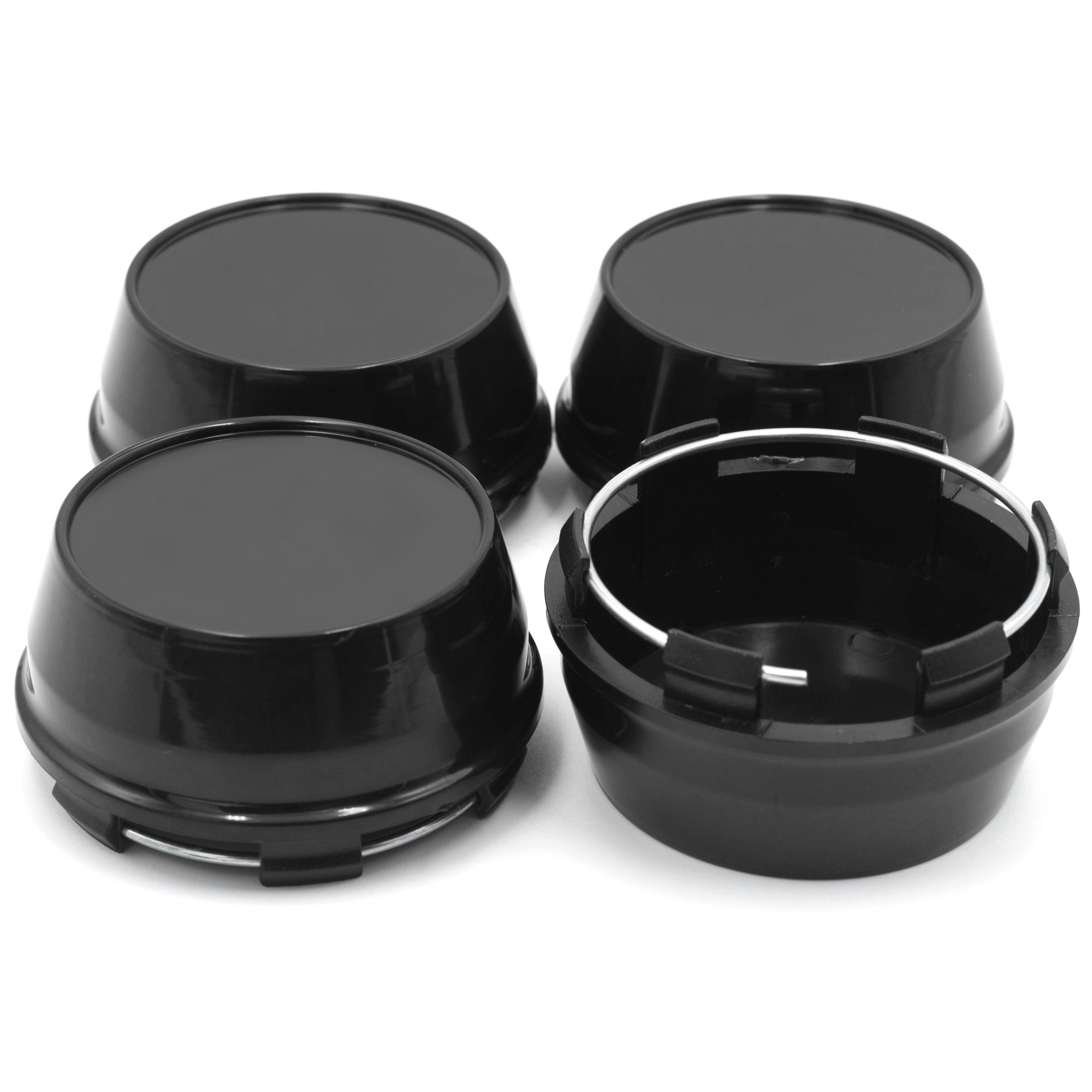 

RhinoTuning 4Pcs 66mm 61mm Wheel Hub Cover Car Accessories For Universal Rims Dust Center Caps 6 Clip Modification Styling чёрный