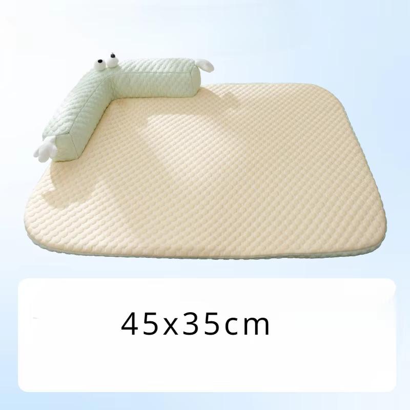 

Лежанка для собаки на все сезоны, съемная и моющаяся, для маленьких и средних собак, спальный коврик, толстая подушка для осени и зимы зелёный