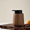 300ml Walnut Grain Press Type Foaming Bottle Shower Gel Shampoo Foam Bottle Luxury Foam Hand Sanitizer Bottle Soap Dispenser