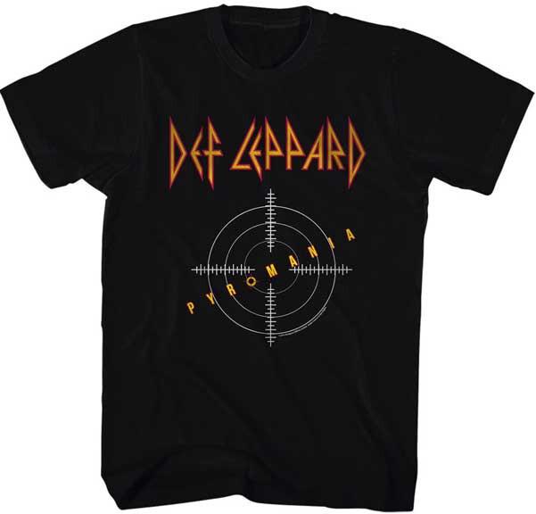 Def Leppard Pyromania Мишени Мужская Футболка Рок-группа Музыка Мерч Унисекс Футболка XL