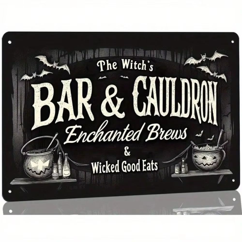 Retro Road Sign Metal Tin Poster 20x30 cm Funny Wall Art for Kids Playroom Decor