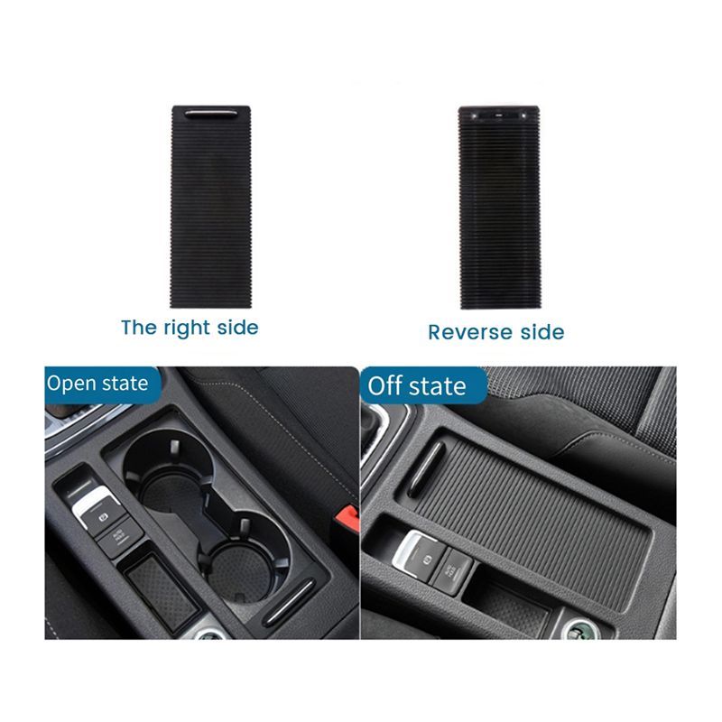 Powerful Car Center Console Drink Cover Drink Cover Slide Roller Blind For Golf 7 2014- 5GG862531D