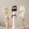 Fashion Elegant Woman Heeled Shoes Open Toe Women's Sandals Summer Dress Women High Heels Pleated Buckle Strap Chunky Heel Ladies Sandal