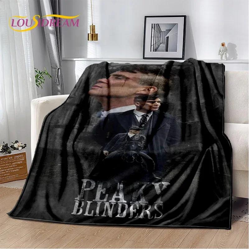 New Tommy Shelby P-Peaky B-Blinders Soft Blanket,Soft Throw Blanket for Home Bedroom Bed Sofa Picnic Travel Cover Gift