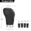 5/6 Speed Universal R PU Leather Gearshift Head Gear Knob Set Replacement Manual Car Gear Stick Shift Knob Modified Stick