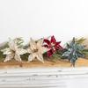 Christmas Celebration Decoration Artificial Christmas Flowers Festive Floral Ornament Colorful Decorations Elegant Floral Design