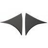 2PCS Rear Window Spoiler Side Wing Cover Trim Frame for Mazda3 Axela 2014 2015 2