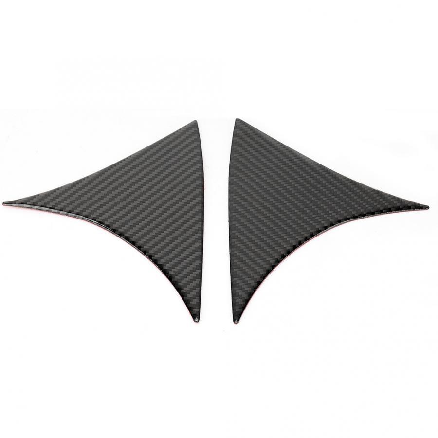 2PCS Rear Window Spoiler Side Wing Cover Trim Frame for Mazda3 Axela 2014 2015 2