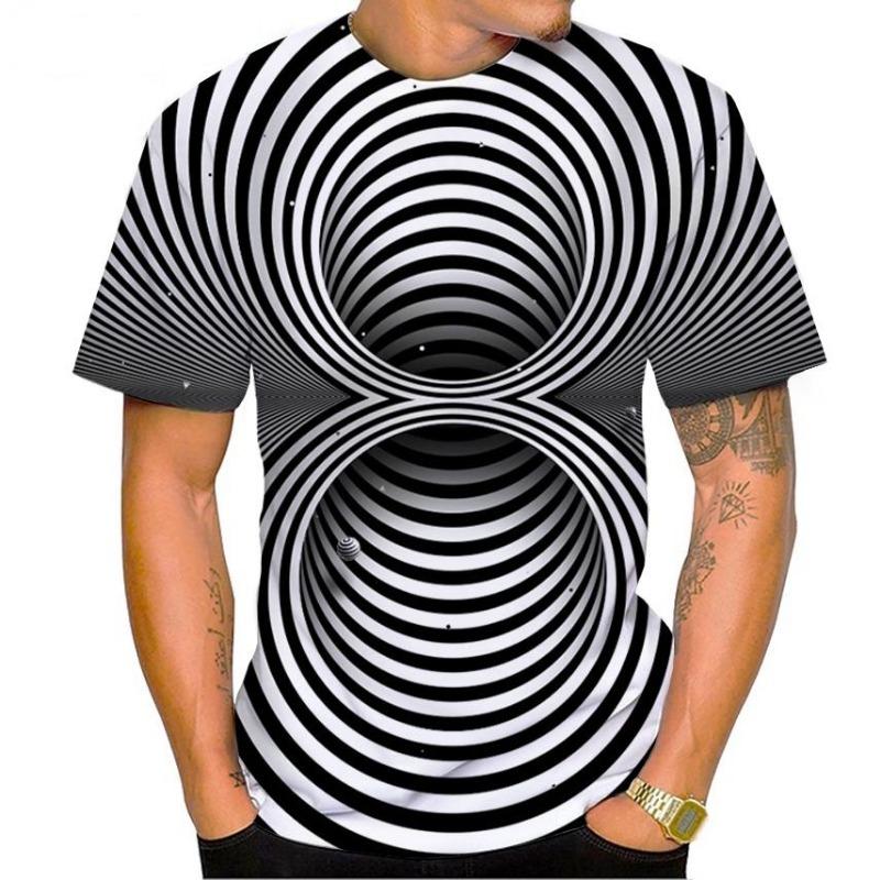 Plus Size Men's 3D Pretty Woman Print T-Shirt, Casual Crew Neck Short Sleeve T-Shirt with Anime Beauty Design,