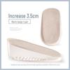 Silicone Height-Increasing Insole for Loafers and Boots - Comfortable, Invisible Half Pad for Men & Women