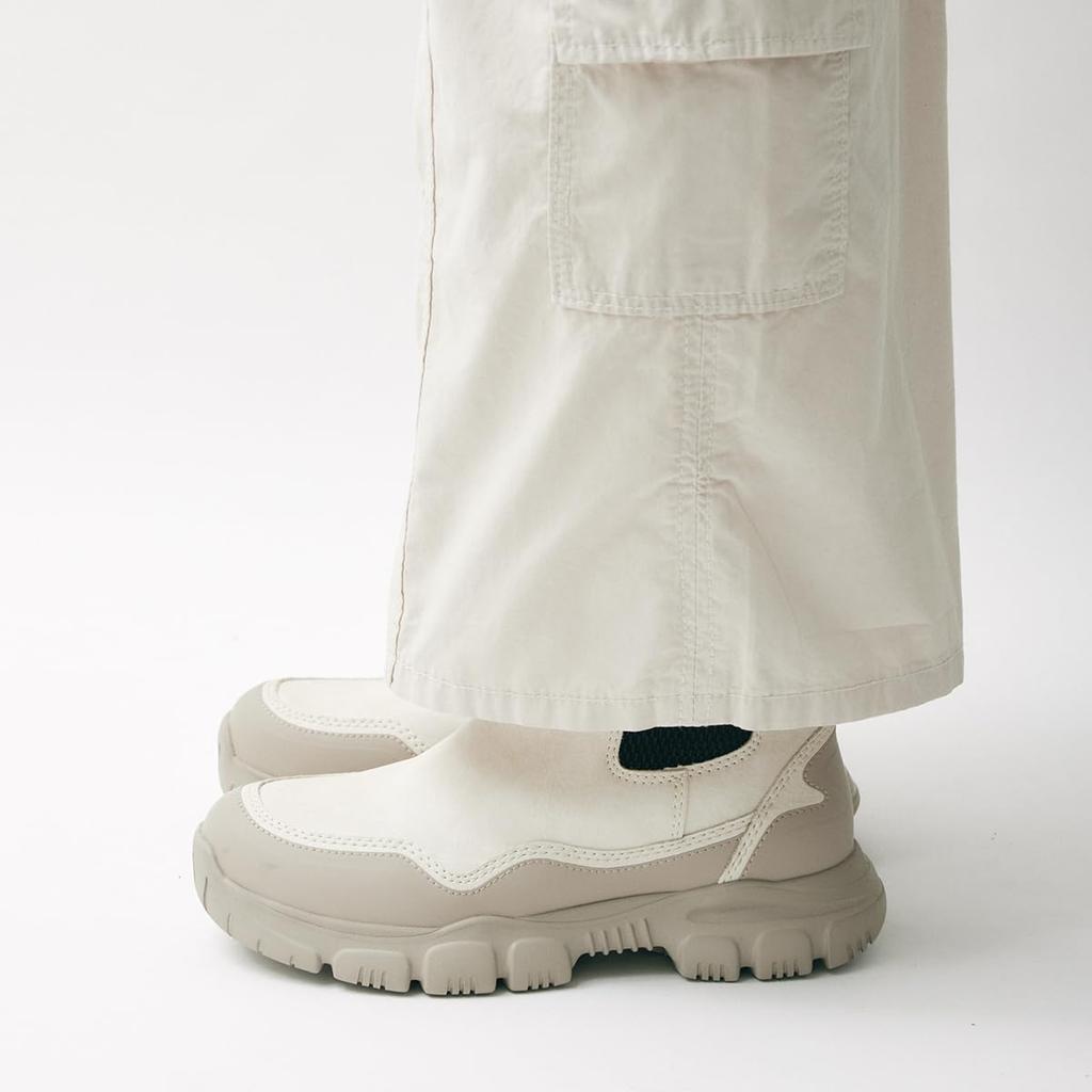 Shaka Trek Chelsea Side Gore Comfortable To Walk and Size Cm Boots, In, Water-Repellent, Men's Women's, Linen/Taupe, New, 27.0