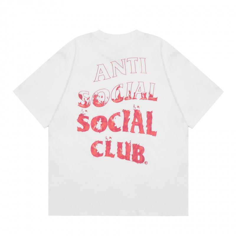 GUOYAN TOP Nieuwe 2026 ASSC Letterprint Ronde Crewneck Korte Mouw Unisex ASSC T-shirt Straatmode Katoen Losse Pasvorm Jeugd Mode T-shirt 2XL