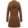 Women's Autumn and Winter Solid Color Hooded Woolen Coat, Slim Fit Temperament, Warm Commuting Jacket