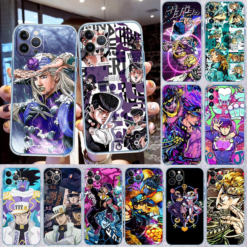 BH31 JoJo's Bizarre Adventure Transparent Phone Case for Motorola Moto G7 G8 G9 G84 G85 G73 G24 G15 Z2 Play Power Plus