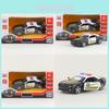 Alloy Car Model Chevrolet Camaro Bumblebee Police Car For Kids Collectors