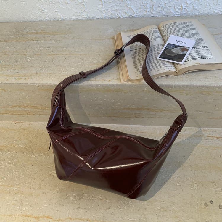 Oil wax leather soft tote bag women's shoulder bag