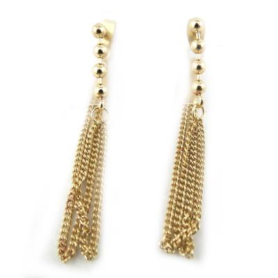 [N0998] - Gold 'Marble' Earrings