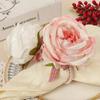 1-24PCS 2026 Pearl Rose Napkin Ring Creative Elegant Holder for Hotel Wedding Party Dining Table Decoration Accessories