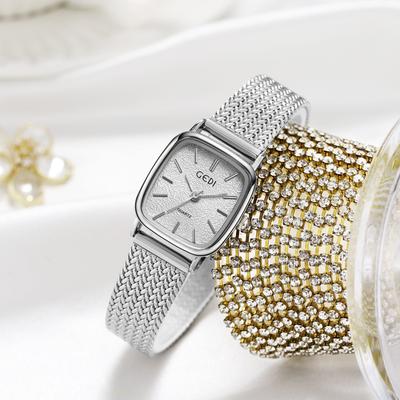 Medieval Exquisite Women'S Watch Niche High-End Sense Spark Texture Watch Light Luxury High Value Waterproof Watch
