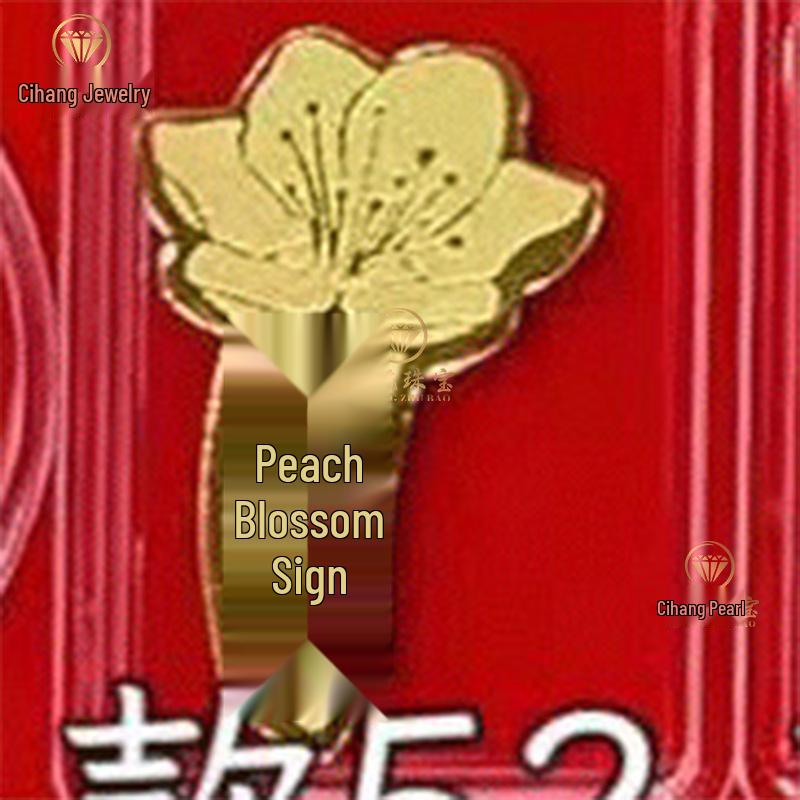 Shuibei 999 Pure Gold Princess Phone Sticker - 2mg Gold Leaf Magnet for Wealth & Prosperity