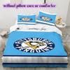 Ice Hockey Logo Pattern Bedding Quilt Set Quilt Cover Pillowcase Home Decoration Birthday Gift (1*duvet Cover+ 2*pillowcase, Without Core)