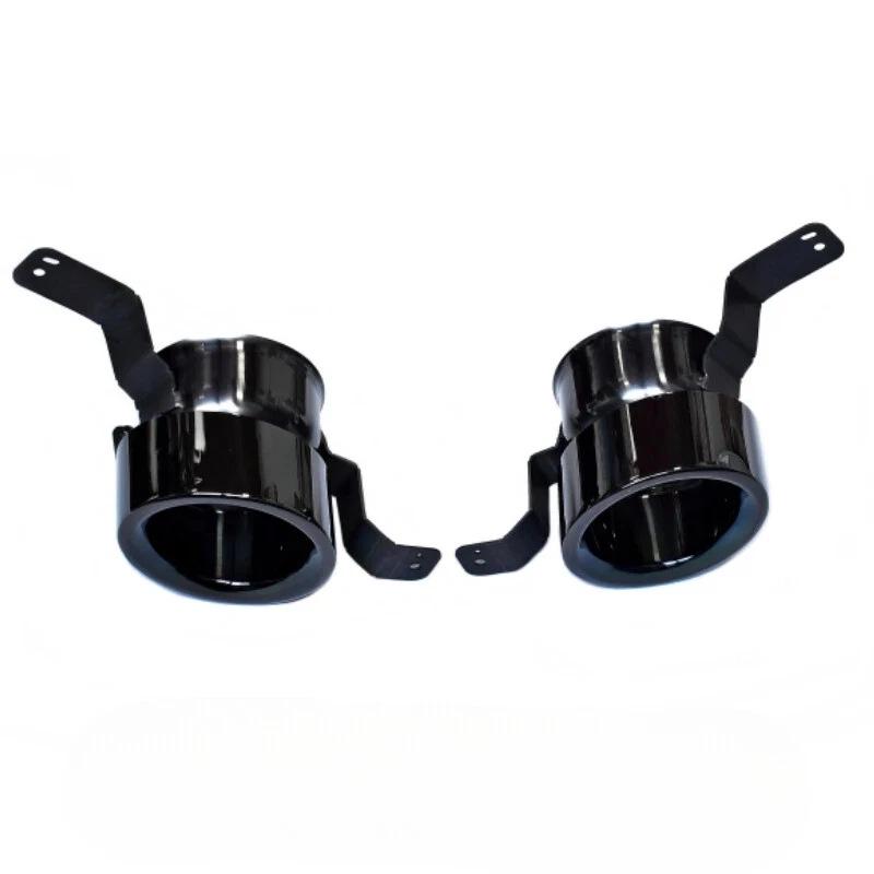 Stainless Steel Exhaust Tailpipe for Alfa Romeo Stelvio - Black Finish