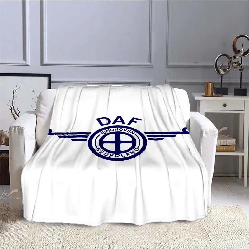 DAF Throw Blanket Truck Super Soft For Auto Parts Modern Cartoon Blanket Bedspread Throw Travel Dropship