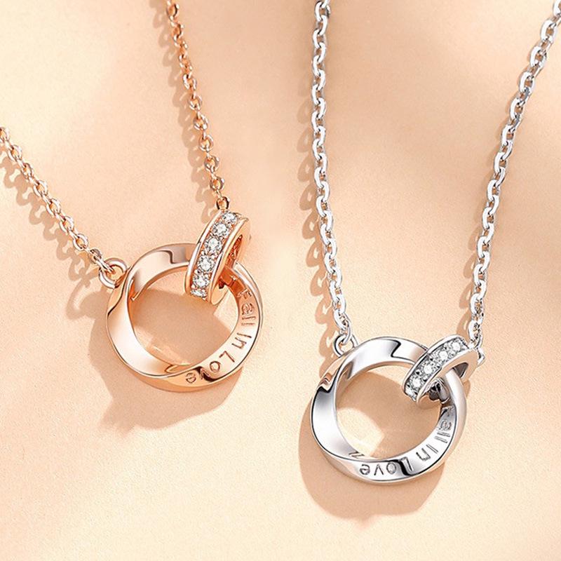 Mobius Rotating Love Pendant Necklace - Valentine's Day Gift