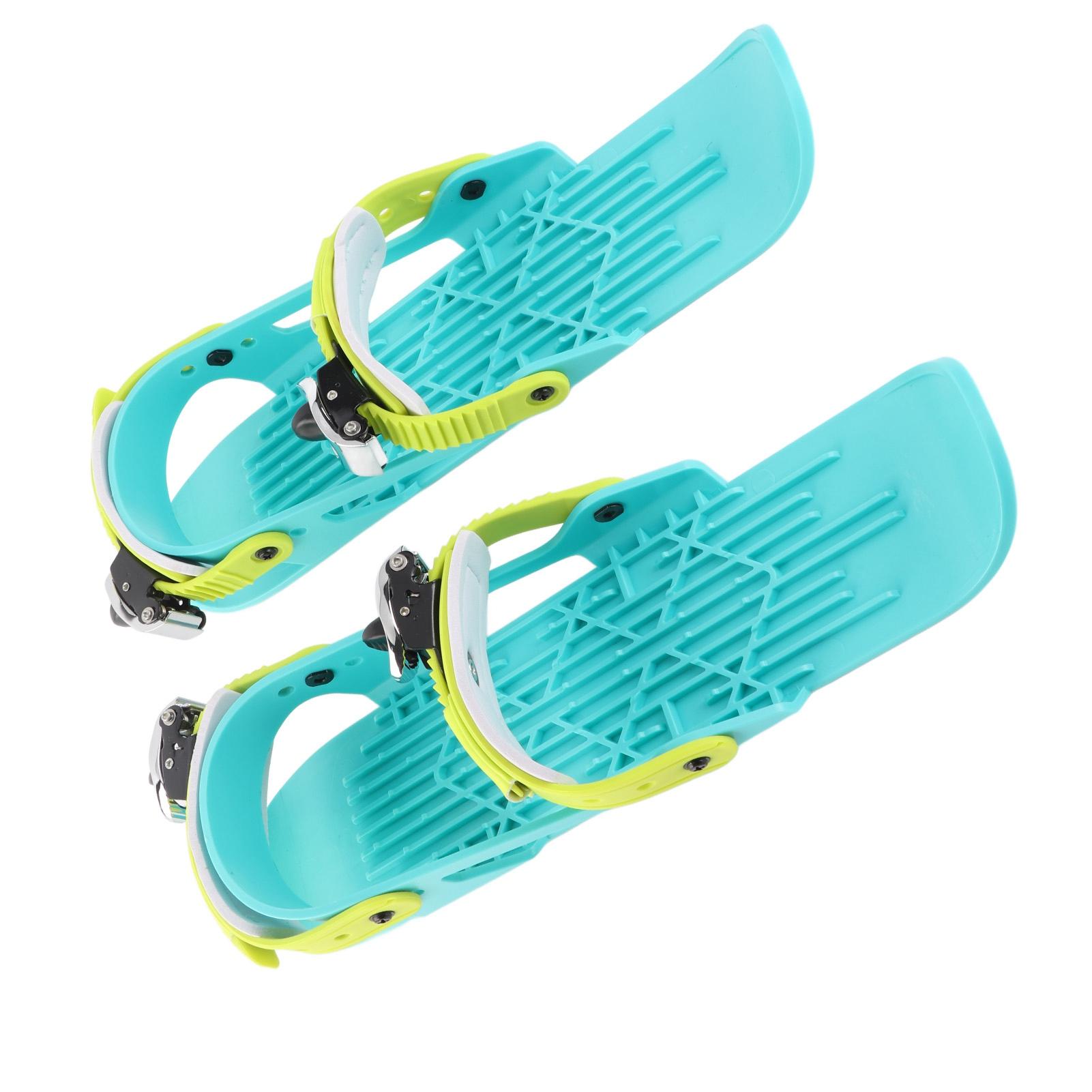 

Мини-коньки для лыж, нейлоновые, портативные, регулируемые, короткие, для снега, коньки, скиборд с сумкой для хранения на зиму