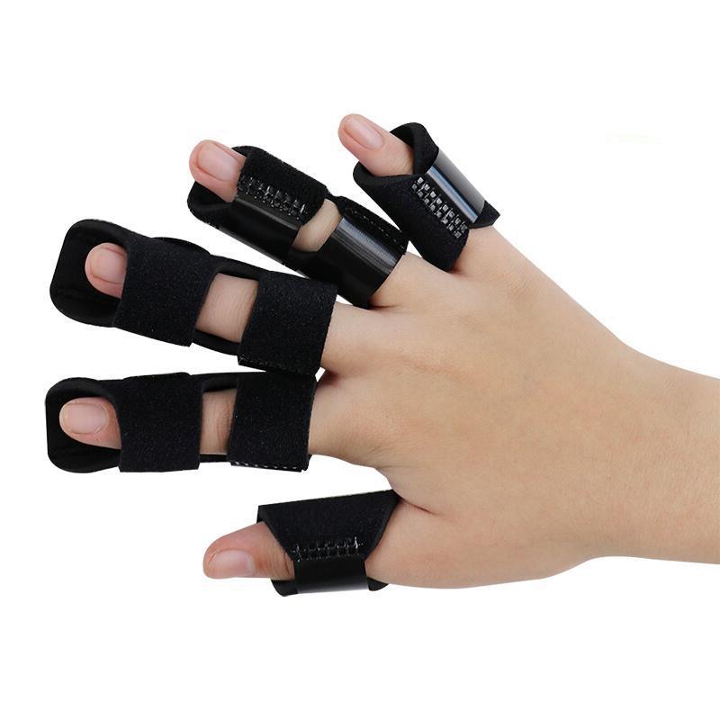 

5Pcs Finger Gloves Set Sports Protective Gear Finger Fixation For MenandWomen Perfect For Broken Fingers/Straightening Finger/Knuckle