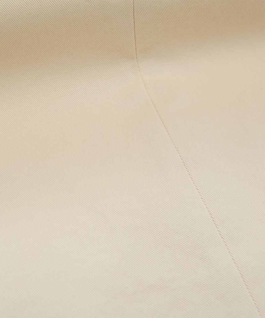 BELLIEF Cotton Adjust Double Pleats Relaxed Chino Pants (Ecru)