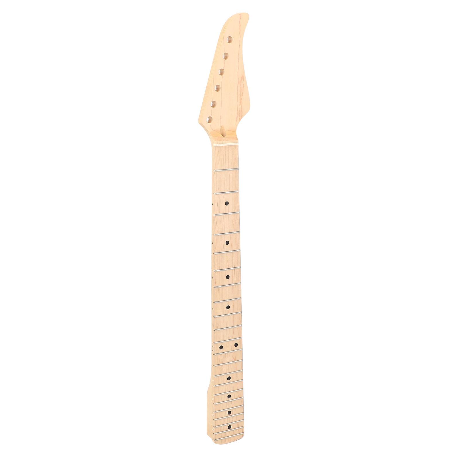 

Guitar Neck Maple 22 Fret with Position Markers for ST Electric Guitar Replacement Bolted Type