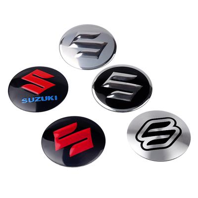 4 Stück 56mm Aluminium Auto Radnabenkappen Aufkleber 60mm ABS Felgenmittekappen Für Vitara Baleno SX4 Swift Jimny IGNIS Samurai