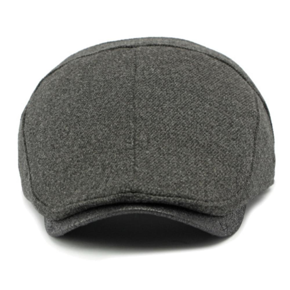 HT4941 Mens Berets Women Autumn Winter Wool Beret Hat Male Female Ivy Flat Cap Vintage Artist Painter Hat Adjustable Beret Cap