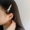 Shiny Cool Hair Pins Star Y2k Hairpin Silver Hair Clip Metal Barrettes Cute Decorative Bobby Pins Hair Accessories for Women