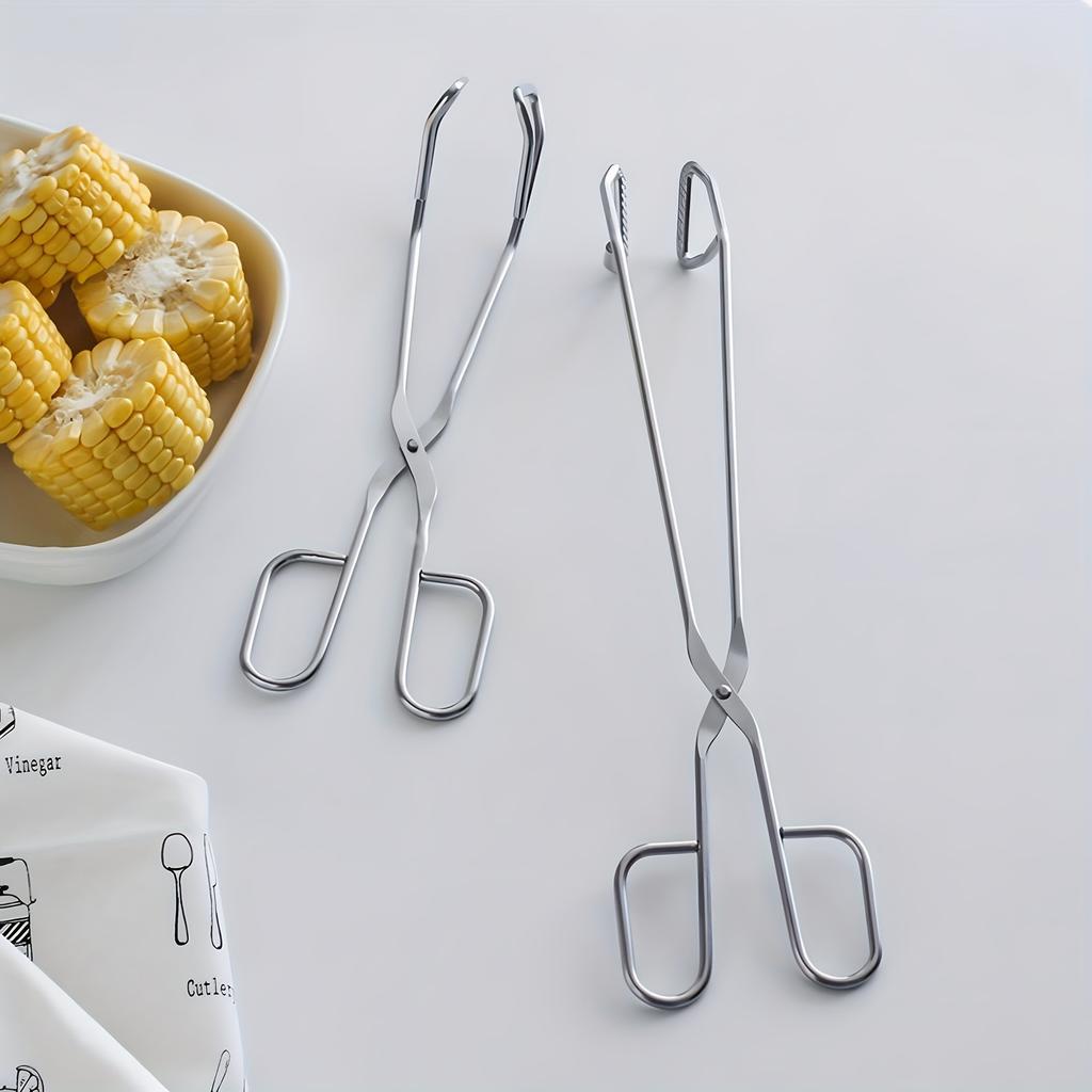 1pcs Stainless Steel Food Clip Bread Clip Multifunctional Kitchen Clip Line Type Barbecue Clip Cooking Clip Barbecue Clip Dessert Clip Steak Clip