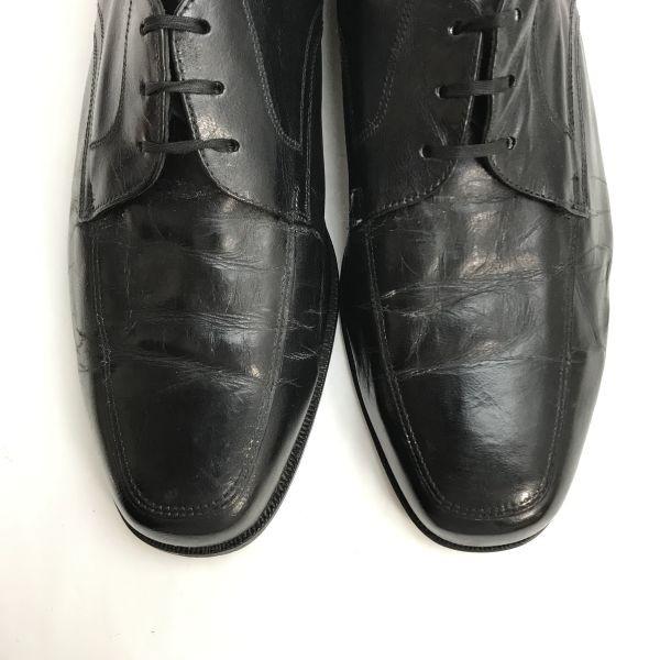 Florsheim Vintage U-tip Shoes 10D 27.5 Black Goodyear welt(USED)