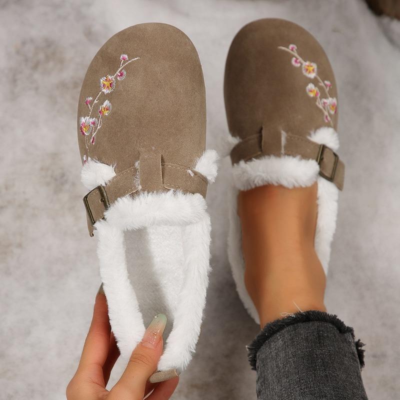 Новые флисовые низкие хлопковые туфли для женщин флисовые теплые одинарные туфли 43 1870₽