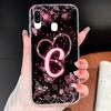 Case For Samsung Galaxy A40 A41 A50 A50S Name Letter Soft TPU Clear Silicone Cover For Samsung A 40 A 50 Lightweight Phone Funda