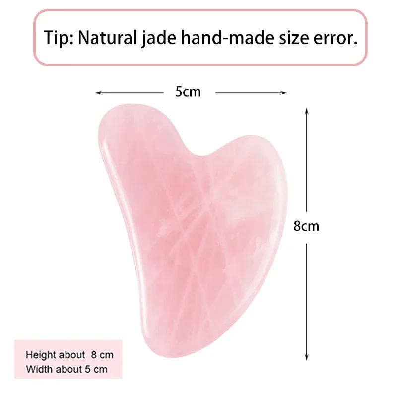 GuaSha Jade Facial Beauty Scraping Massage Tools Firm Skin Care Face Gua Sha SPA Physical Therapy Gue Che Roller