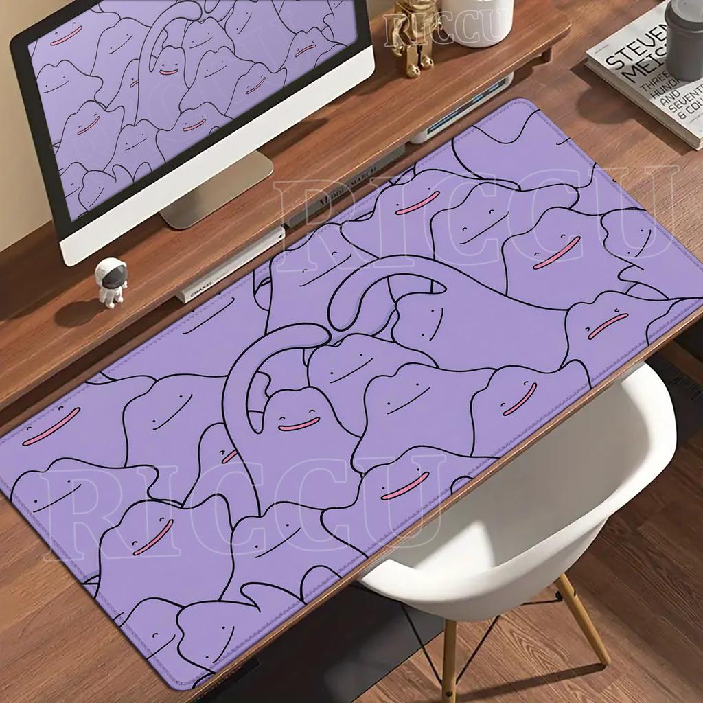 Gaming Pads HD Anime Large Desk Mat Ditto XXL Gamer Mouse Pad Pokémon Keyboard Extended Mousepad Office PC Desks Accessories Rug