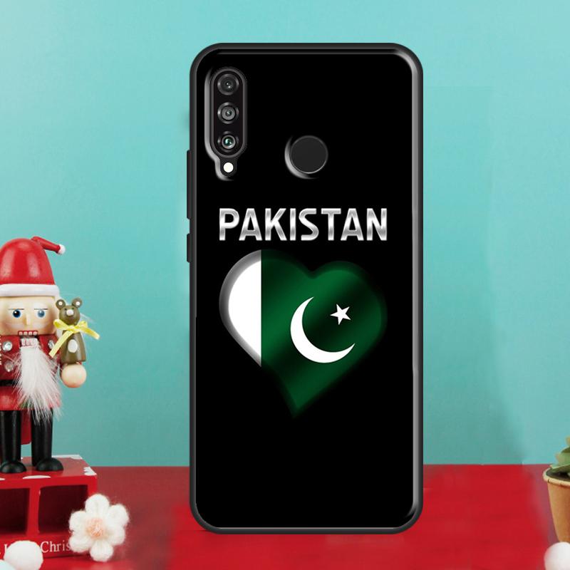 Pakistan Flag For Huawei Nova Y70 Y90 Y60 Y72 Y73 Y61 Y91 9 10 SE 12i 12s 11i 8i P30 P40 Lite P60 Pro Case