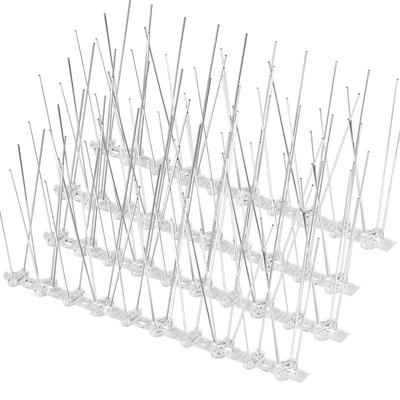12 ks Sada nerezových hrotů proti holubům - Silný odpuzovač ptáků pro zahradní plot a střechu, Odhání holuby, veverky a kočky