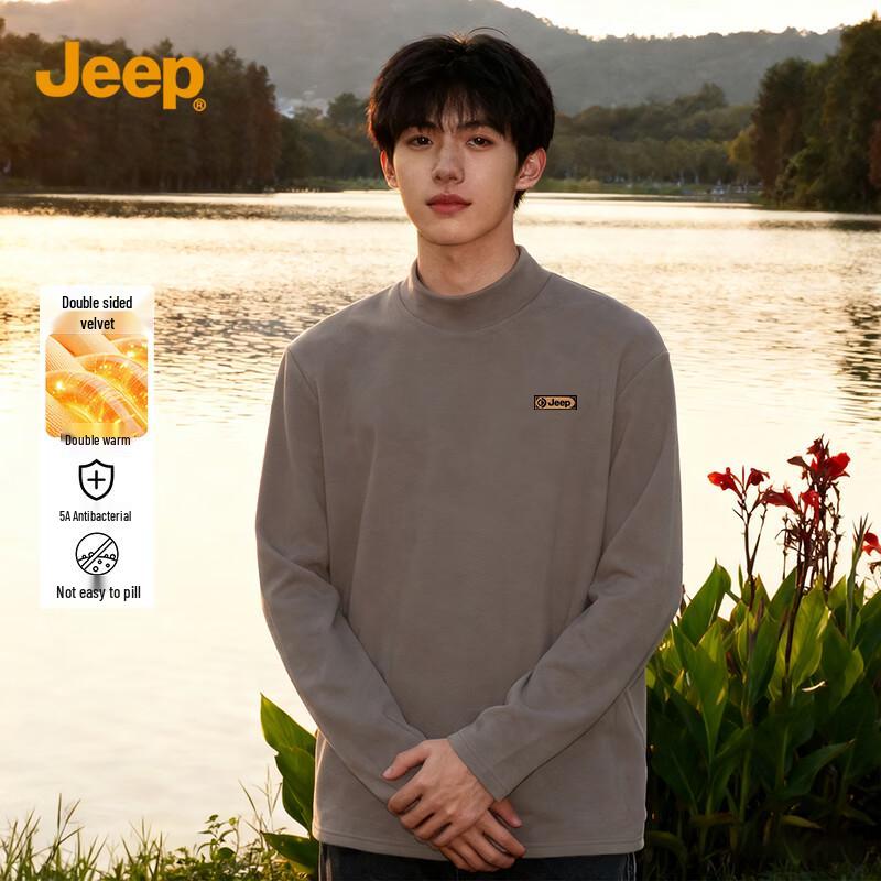 JEEP Men s Thermal Long Sleeve T-shirt Z M