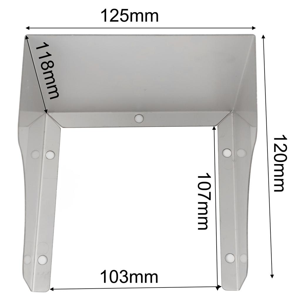 Stainless Steel Rainproof Cover for Outdoor Doorbell Switch Waterproof Socket