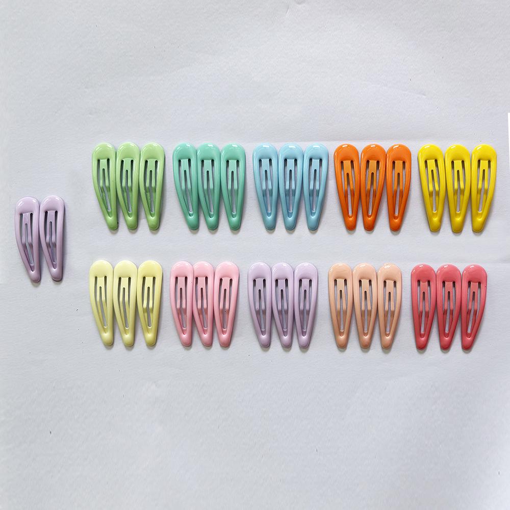 Candy Color Cute Baby & Kids Hair Clips: BB, Bangs, Side, Drop Oil Hairpins