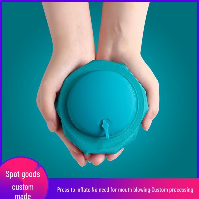 Inflatable U-Shaped Travel Pillow Set: Portable Neck Support for Airplane Journeys