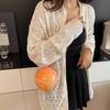 New Personalized Creative Acrylic Spherical Candy Color Women's Chain Bag Shoulder Messenger Bag Women